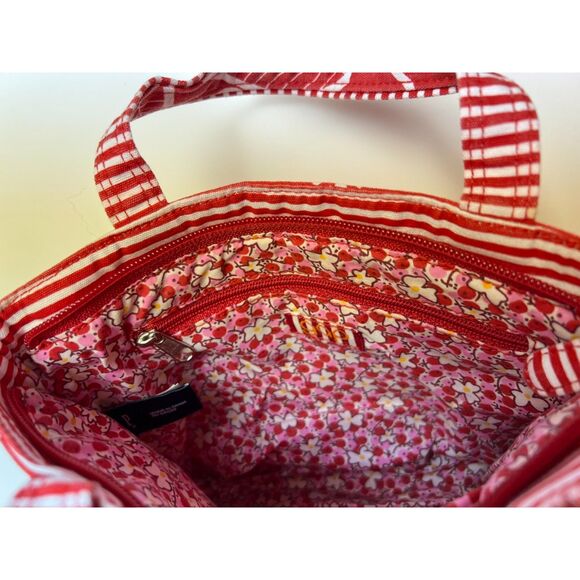 Gap red floral cotton shoulder bag - Picture 8 of 8